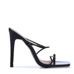 Wheres That From Lightweight Strappy Heels in Black