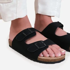 Wheres That From Willow Sndal in Black