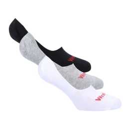 Wrangler 3 Pack of Invisble Socks in Black