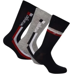 Wrangler 3 Pack of Socks in Blue