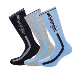 Wrangler 3 Pack of Sports Socks in Blue