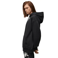Y-3 Graphic French Terry Hoodie in Black