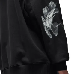Y-3 Graphic French Terry Hoodie in Black