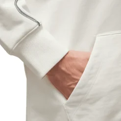 Y-3 Graphic French Terry Hoodie in Off White