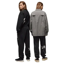 Y-3 Graphic French Terry Joggers in Black