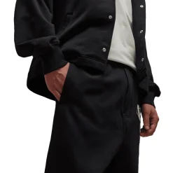 Y-3 Graphic French Terry Joggers in Black