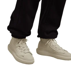 Y-3 Graphic French Terry Joggers in Black