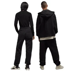 Y-3 Graphic French Terry Joggers in Black