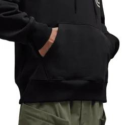 Y-3 Graphic Logo Hoodie in Black