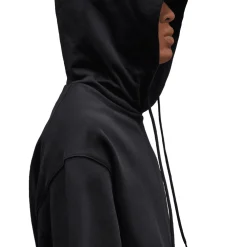 Y-3 Graphic Logo Hoodie in Black