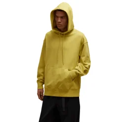 Y-3 Organic Cotton Terry Hoodie in Yellow