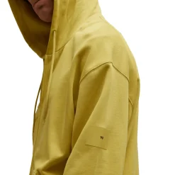 Y-3 Organic Cotton Terry Zip Hoodie in Yellow