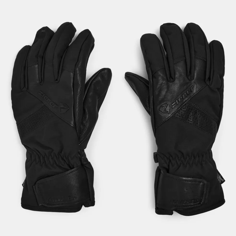 Ziener Mens Getter Gloves in Black